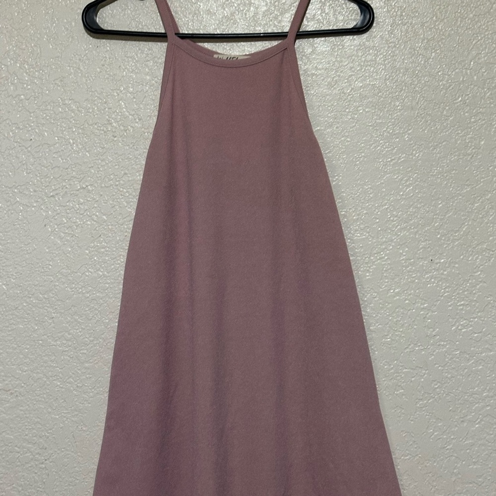 Elegant Mauve Sleeveless Dress